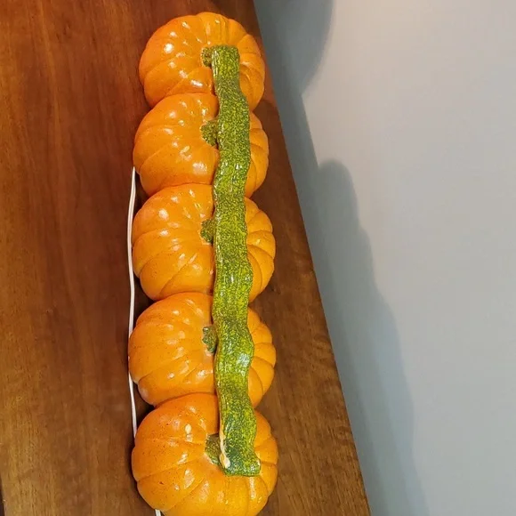 Vintage blow mold light up pumpkins